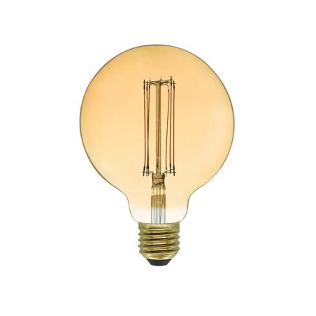 Ampoule décorative led à filament ambre E27 5 8 w lexman  - Sanifer Tamatave