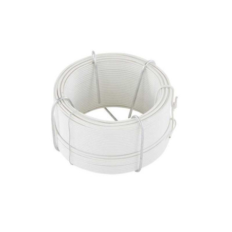  Fil métal plastique blanc diamètre 1.4 mm l 30 m  Standers  - Sanifer Tamatave