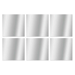  Set de 6 miroirs carrés 10x10cm  - Sanifer Tamatave