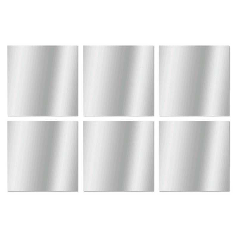  Set de 6 miroirs carrés 10x10cm  - Sanifer Tamatave