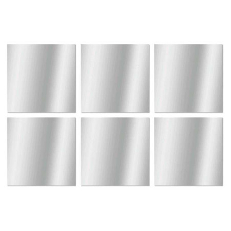 Set de 6 miroirs carrés 10x10cm  - Sanifer Tamatave