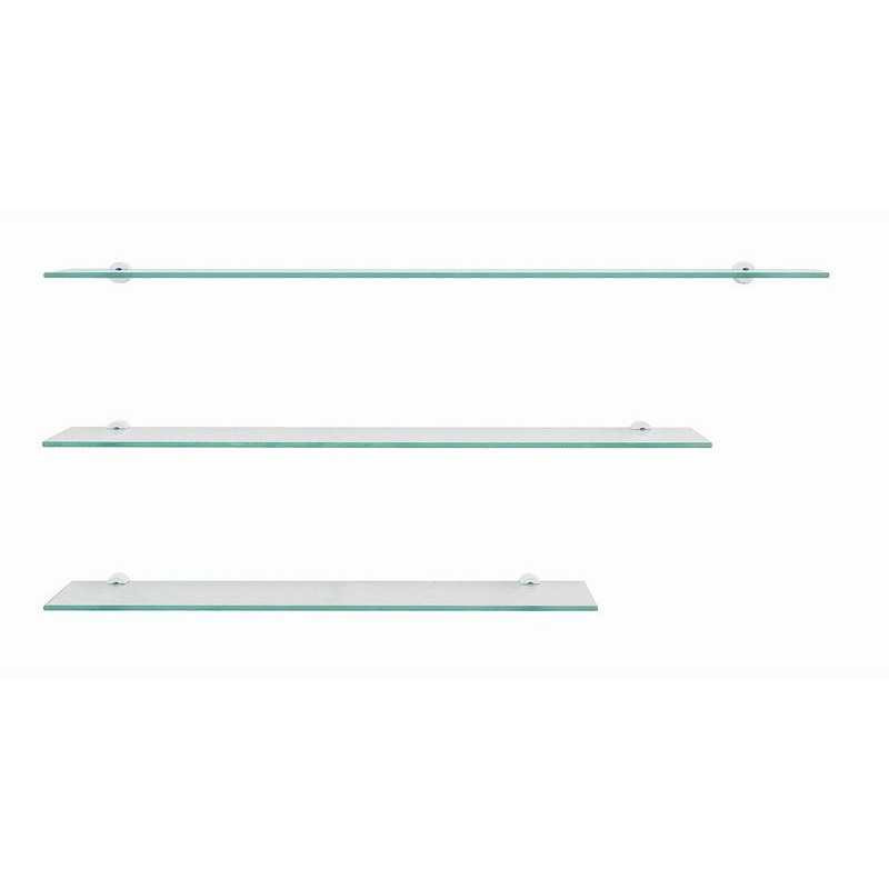  Tablette verre clair 50 x 12 cm  - Sanifer Tamatave