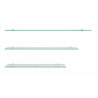  Tablette verre clair 50 x 12 cm  - Sanifer Tamatave