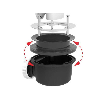  Bonde douche plate diamètre  90 mm  - Sanifer Tamatave