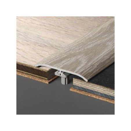  Barre de seuil à fixer avec cheville invisible à coller effet bois 830x37mm  - Sanifer Tamatave