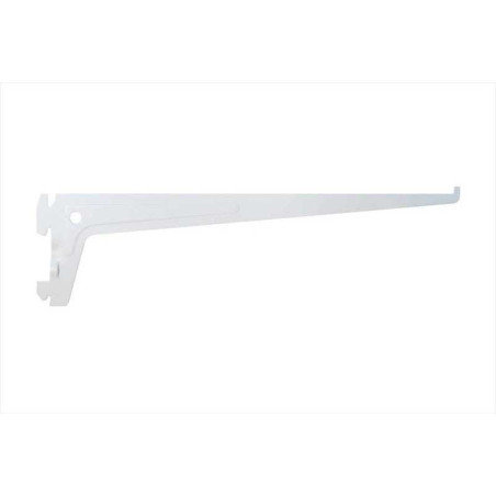  Lot de 10 consoles simples acier verni p 30 cm entraxe 50 mm  - Sanifer Tamatave