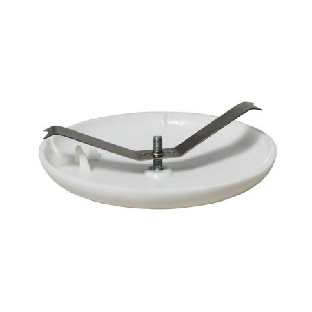  Rosace cache-fil en plastique blanc TIBELEC - Sanifer Tamatave