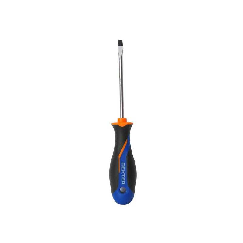  Tournevis électricien plat 5.5 l.100 mm Dexter  - Sanifer Tamatave