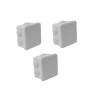 Lot de 3 boîtes de dérivation étanche en saillie debflex 5 entrées - Sanifer Tamatave