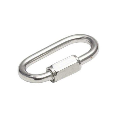  Maillon rapide en inox l.37.5 x l.11.5 x ep.4 mm Standers  - Sanifer Tamatave