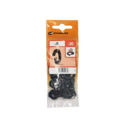  Lot de 30 rondelles acier carbone zingué diamètre 8.1 mm  Standers  - Sanifer Tamatave