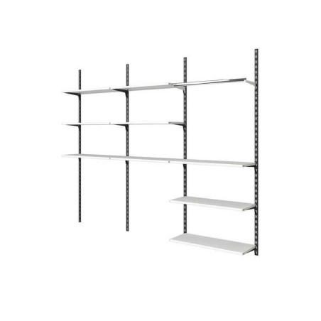 Crémaillère double acier h 200 cm entraxe 50 mm  - Sanifer Tamatave