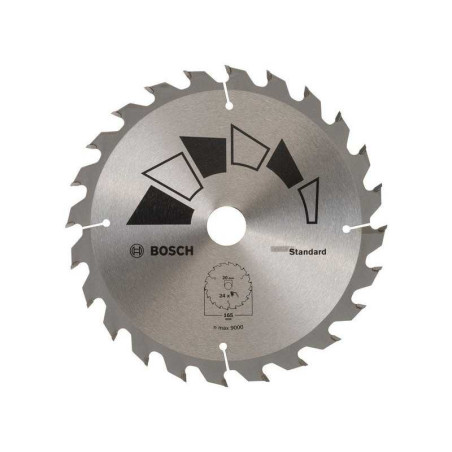  Lame coupe rapide et grossière 165 mm 24 dents scie circulaire standard BOSCH - Sanifer Tamatave