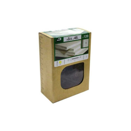  Lot de 120 vis acier trompette phillips x l 45 mm STANDERS - Sanifer Tamatave