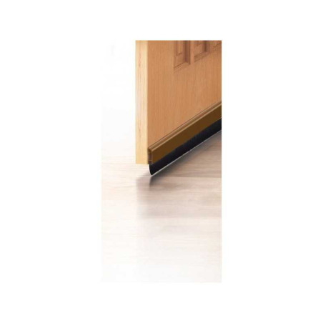  Bas de porte à visser brosse l  100 cm marron AXTON - Sanifer Tamatave