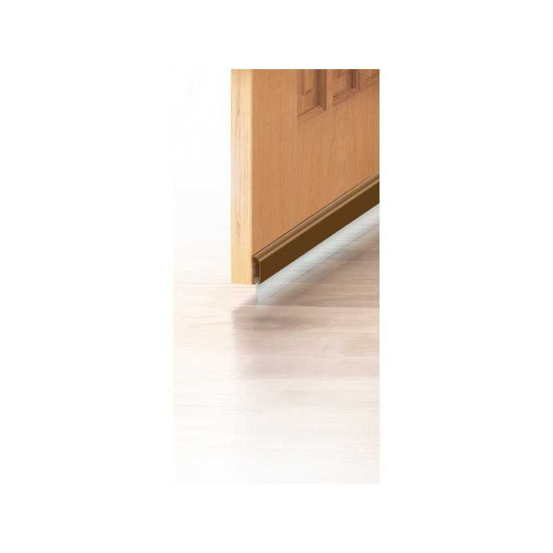  Bas de porte à visser bavette l  100 cm marron AXTON - Sanifer Tamatave