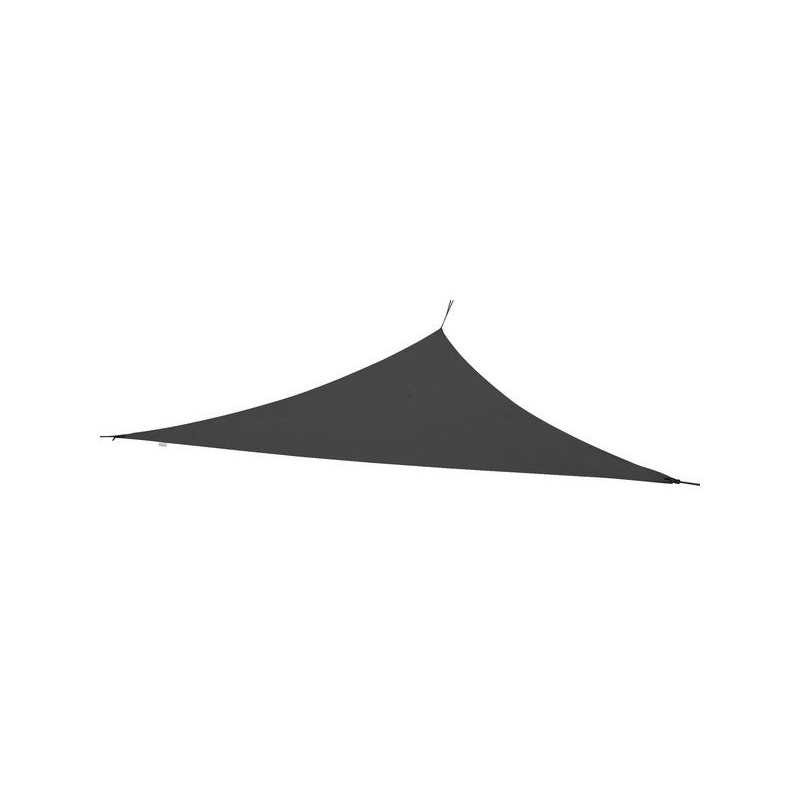  Voile d'ombrage triangulaire anthracite L.360 x l.360 cm  - Sanifer Tamatave