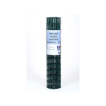Grillage vert 100 x 75 cm H. 1.50 m L. 25 m  - Sanifer Tamatave