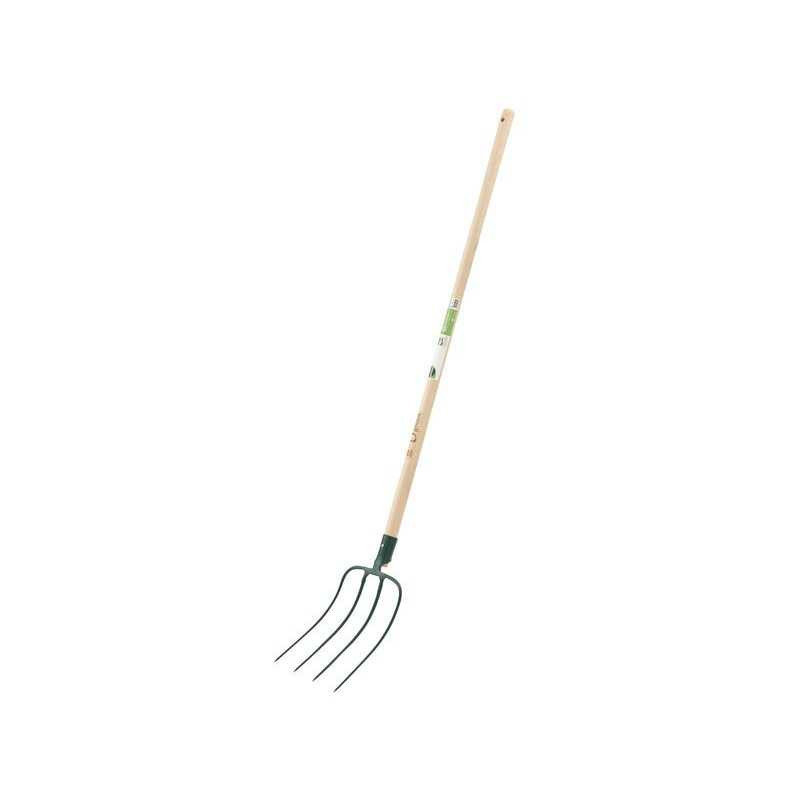  Fourche à fumier acier forgé manche bois l 130 cm GEOLIA - Sanifer Tamatave