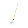  Fourche à fumier acier forgé manche bois l 130 cm GEOLIA - Sanifer Tamatave