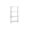  Etagère métal gris galvanisé 4 tablettes l 72 5xh 145xp 30  - Sanifer Tamatave