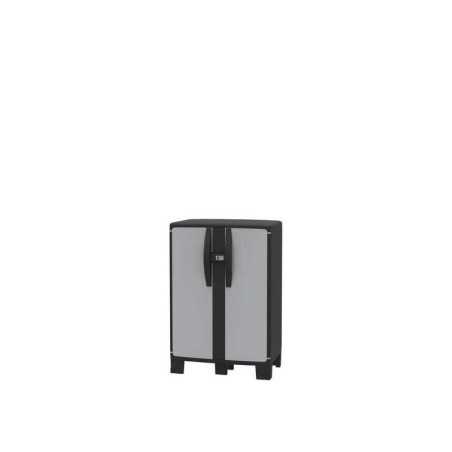  Armoire basse résine 1 étagère spaceo l 65 x h 93 x p 39 cm  - Sanifer Tamatave
