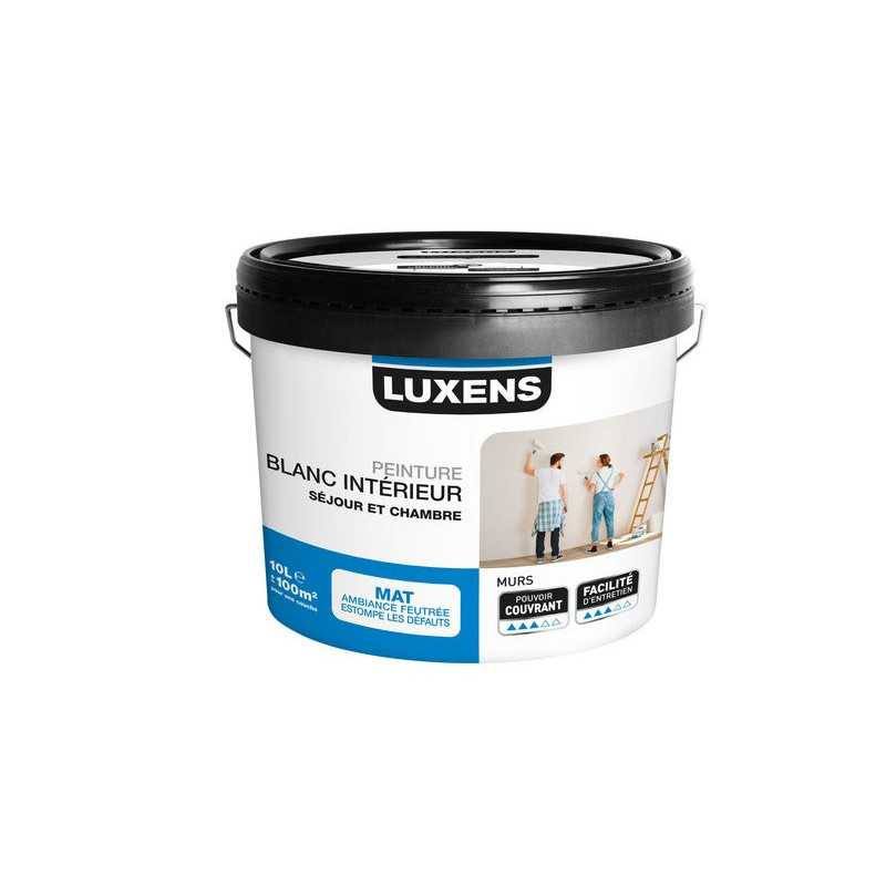  Peinture mur luxens rafraichir blanc mat 10 l  - Sanifer Tamatave