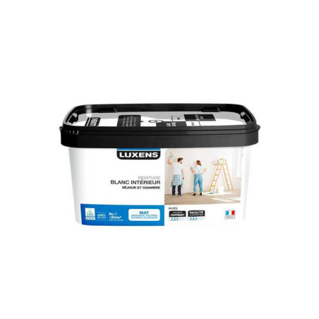 Peinture mur luxens rafraichir blanc mat 5 l  - Sanifer Tamatave