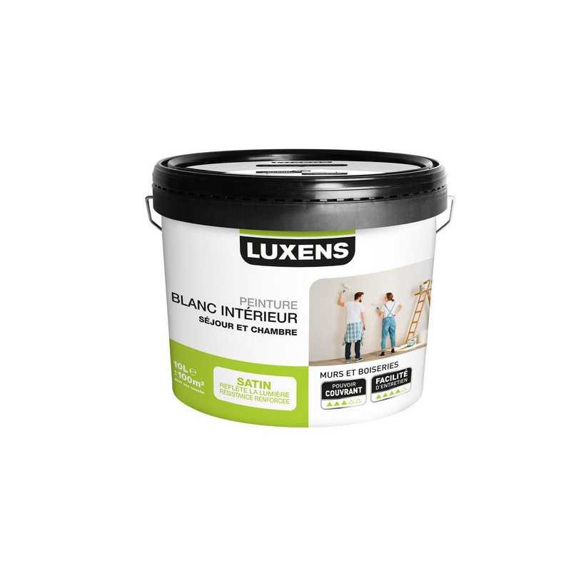 Peinture mur et boiserie luxens rafraichir blanc satiné 10 l  - Sanifer Tamatave