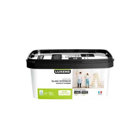  Peinture mur et boiserie luxens rafraichir blanc satiné 2 5 l  - Sanifer Tamatave