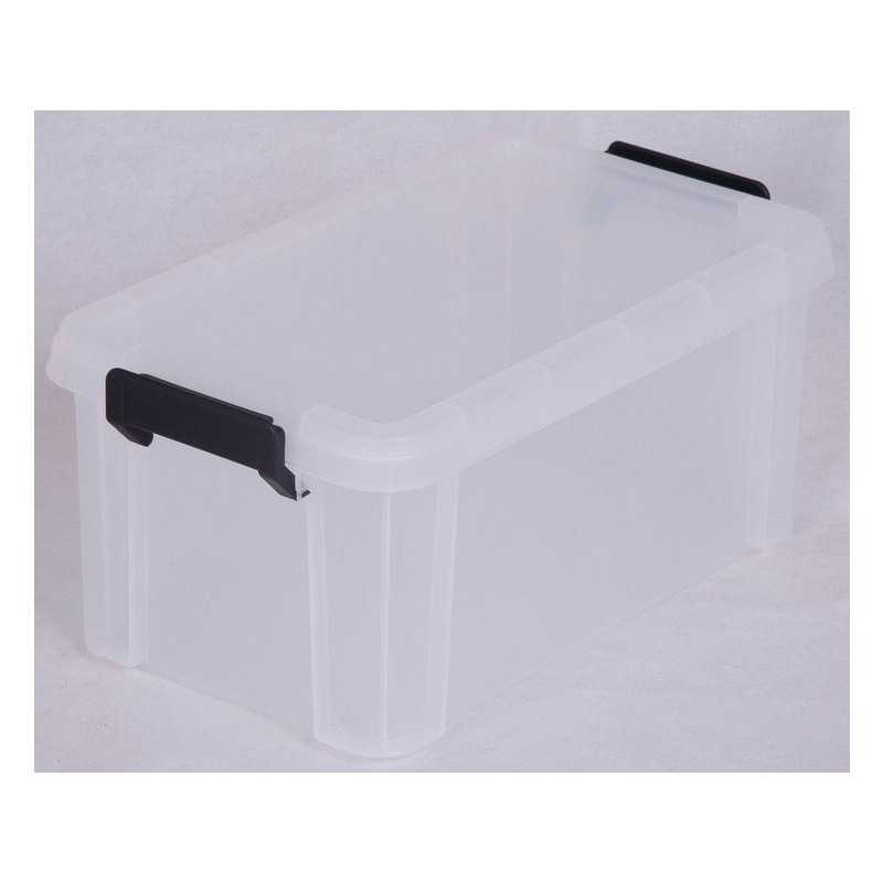  Boîte iris en plastique transparent l 21 4 x p 36 5 x h 16 5cm  - Sanifer Tamatave