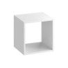 Etagère décoratif cube blanc h 36 1 x l 36 x p 31 cm NRs  - Sanifer Tamatave