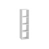  Etagère cube décoratif spaceo kub blanc h 139 3 x l 36 x p 31 cm  - Sanifer Tamatave