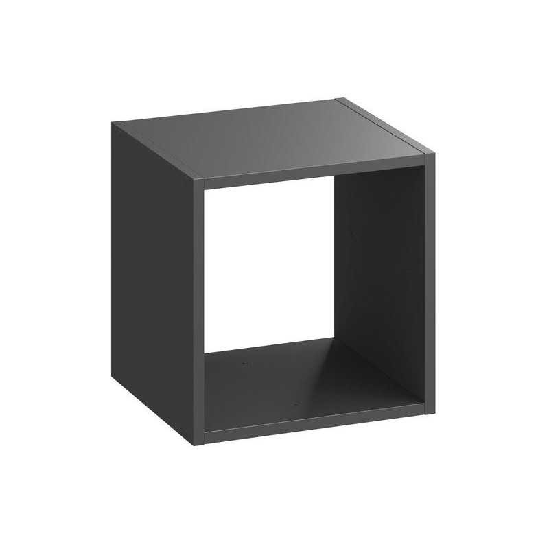 Etagère cube décoratif gris h 36 1 x l 36 x p 16 cm  - Sanifer Tamatave