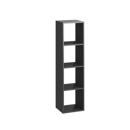 Etagère décoratif 4 étages gris h 139 3 x l 36 x p 31 cm  - Sanifer Tamatave