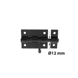  Verrou à levier verrou de box + gauche diamètre 12 mm afbat acier peint noir  - Sanifer Tamatave
