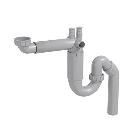  Solution gain de place evier 1 cuve diamètre  90 mm  - Sanifer Tamatave