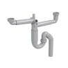  Siphon gain de place ?vier 2 cuves diamètre  40mm  - Sanifer Tamatave