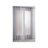 Voilage tamisant lola gris l 140 x h 260 cm  - Sanifer Tamatave
