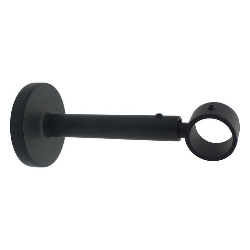  Lot de 2 supports extensibles avec preçage 20 mm noir mat  Inspire  - Sanifer Tamatave
