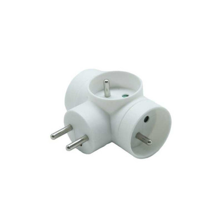  Triplite murale 3 prises 16a blanc  - Sanifer Tamatave