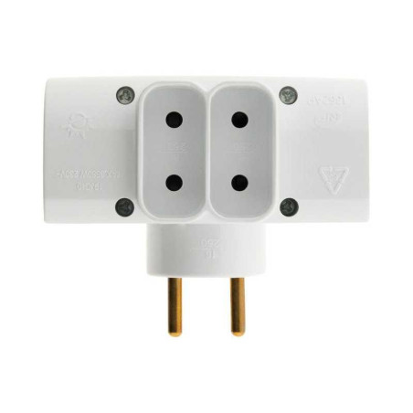  Multiprise sans fil 4 prises blanc zenitech ZENITECH - Sanifer Tamatave