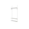 Crémaillère simple en acier h 200 cm entraxe 50 mm SPACEO - Sanifer Tamatave