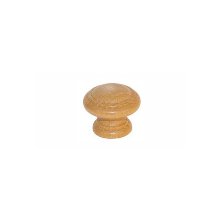  Bouton de meuble régence hêtre bois h 40 x l 40 x p 33 mm  - Sanifer Tamatave