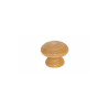  Bouton de meuble régence hêtre bois h 40 x l 40 x p 33 mm  - Sanifer Tamatave