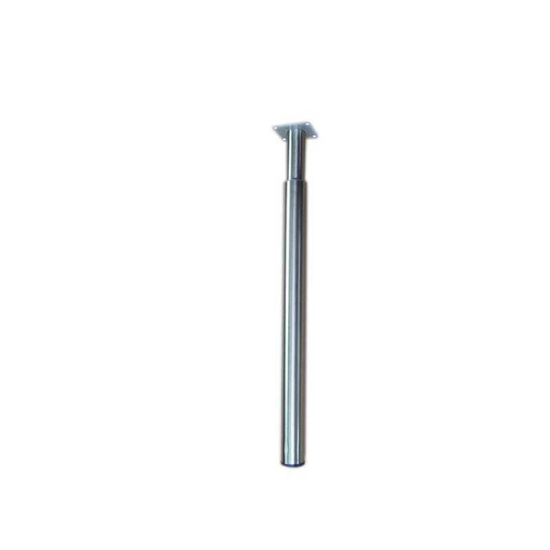  Pied de plan de travail cylindrique réglable inox brosségris de 70 à 110 cm  - Sanifer Tamatave