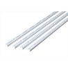  Lot de 4 crémaillères simples acier h 150 cm entraxe 50 mm SPACEO - Sanifer Tamatave