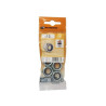  Lot de 4 écrous 6 pans acier diamètre 12 mm STANDERS - Sanifer Tamatave