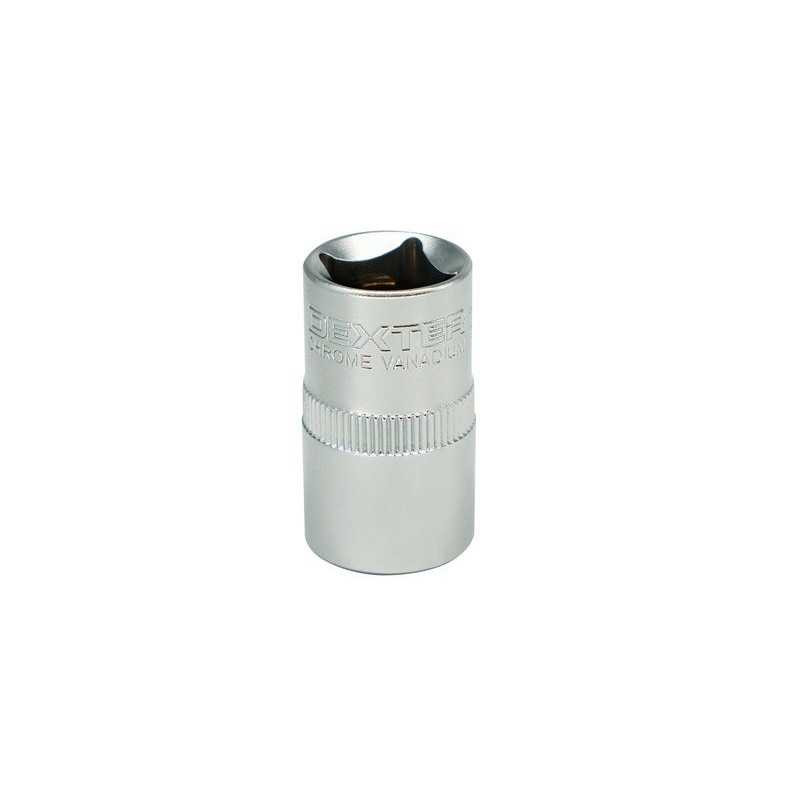  Douille 6 pans 1-2 en chrome vanadium diamètre  15 mm Dexter  - Sanifer Tamatave