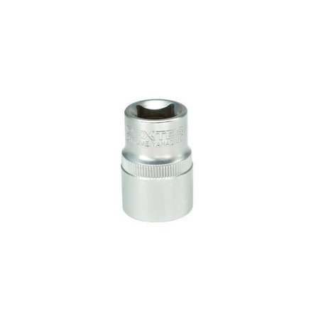  Douille 6 pans 1-2 en chrome vanadium diamètre  19 mm Dexter  - Sanifer Tamatave